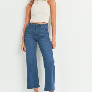 Just Black Denim The Slim Wide Leg Size 30P Stretch